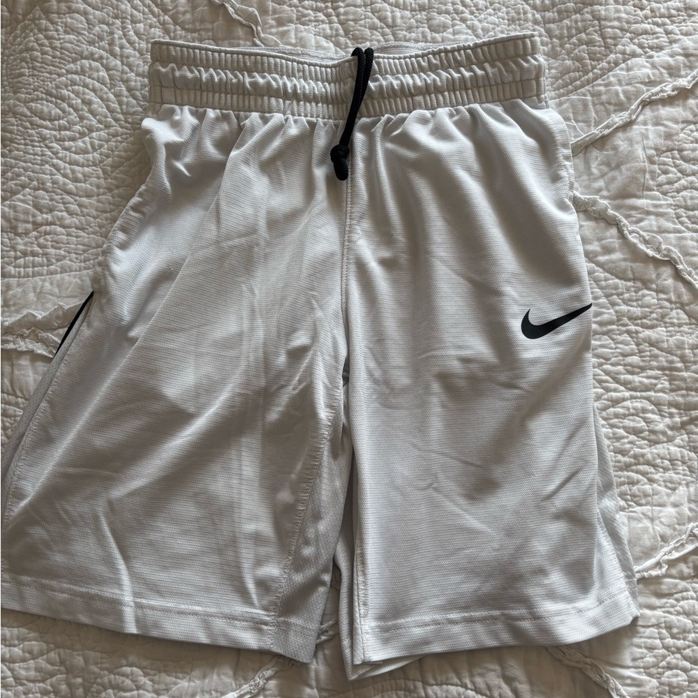 Nike White Athletic Shorts